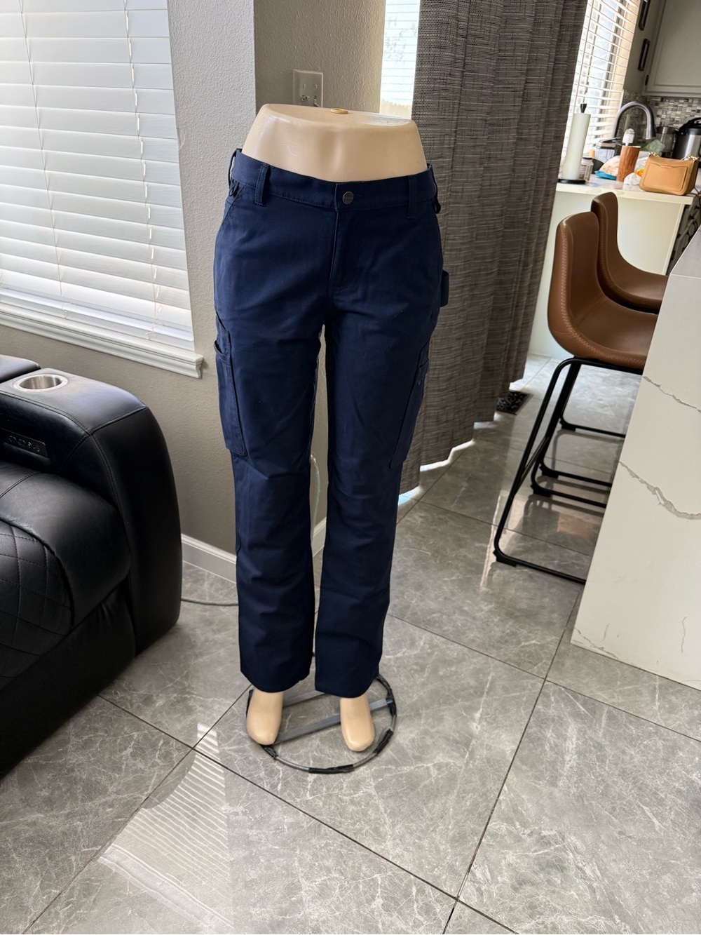 Carhartt Navy Straight Leg Utility Pants